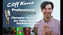 record a character voice over for animation or video game