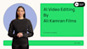 make ai spokesperson video
