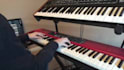 record jazz piano or keyboards, comping and soloing