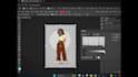 2d cartoon or anime style digital illustrations