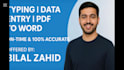 do fast typing work PDF to word or image to text