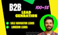 do verified b2b lead generation, targeted linkedin leads