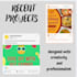 design creative social media posts