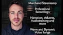 record a professional british male voice over