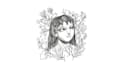 make a black and white animated GIF portrait