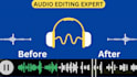 clean, edit, fix and convert your audio file