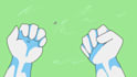 make a few second 2d animation, hand drawn