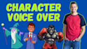record an american character voice over