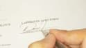 design artistic handwritten signature logo