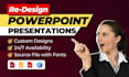 redesign your powerpoint presentation