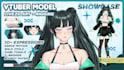 draw professional live2d vtuber model with rigging and expression movement