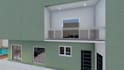 create a modern architectural 3d rendering