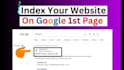 index your new website on google by creating XML sitemap