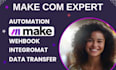 setup make com automation airtable made com zapier make com integromat