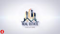 make 4k 3d architect real estate logo intro outro animation