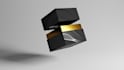 design luxury cosmetic packaging box with 3d mockup