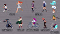 animated pixel art characters and effects for your project