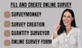 fill online survey quantity surveyor survey creation using surveymonkey