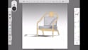 your interior design furniture  sketch or 3d model