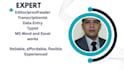 do english text editing, proofreading, data entry, typing