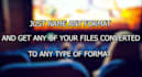 convert any video to a dcp for digital cinemas