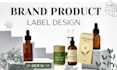 do brand product label design and product packaging design