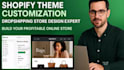 shopify theme design, or redesign shopify dropshipping store with premium theme