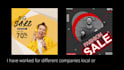 design social media posts, banners, and creative ads