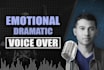 record an emotional dramatic american voice over