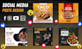 design attractive social media posts, banners and ads
